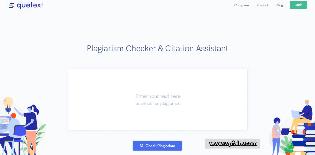 Quetext Review The Best Plagiarism Checker site screenshoot