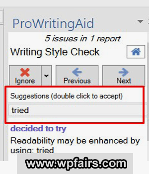 how-to-use-prowritingaid-ms-word-addin
