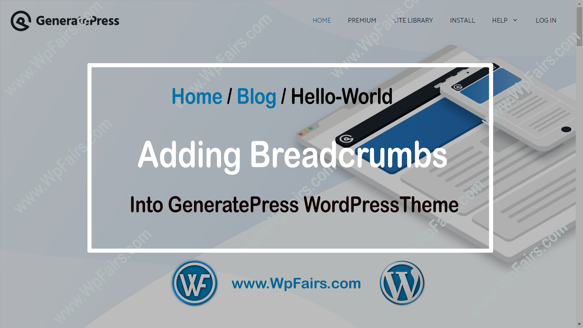 How To Add Breadcrumbs In GeneratePress Theme